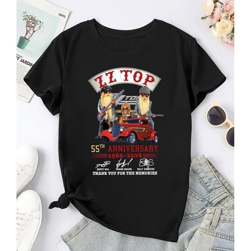 Zz Top 55Th Anniversary Shirt Zz Top Rock Band Shirt Zz Top Fan Gift